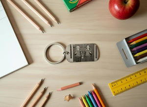 Photo Keyring Personalised Mother's Day Gift Nanny Stainless Steel - Custom Family & Couple Gift Nanna Keepsake Custom Present