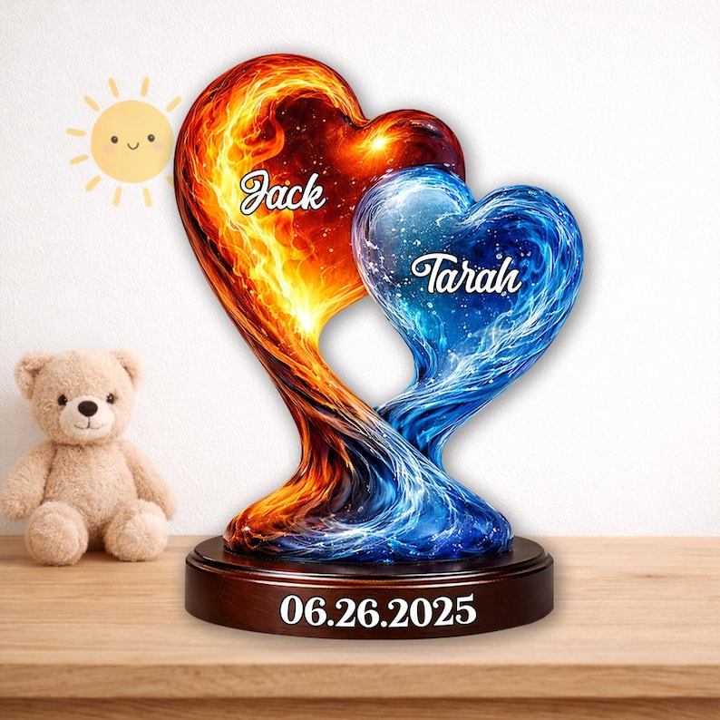 Personalized You & Me We Got This Couple Plaque Custom Couple Heart Shaped Plaque Anniversary Gift Wedding Valentine Gift For Him Her Couple