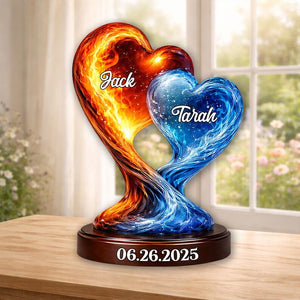 Personalized You & Me We Got This Couple Plaque Custom Couple Heart Shaped Plaque Anniversary Gift Wedding Valentine Gift For Him Her Couple