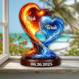 Personalized You & Me We Got This Couple Plaque Custom Couple Heart Shaped Plaque Anniversary Gift Wedding Valentine Gift For Him Her Couple