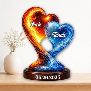 Personalized You & Me We Got This Couple Plaque Custom Couple Heart Shaped Plaque Anniversary Gift Wedding Valentine Gift For Him Her Couple
