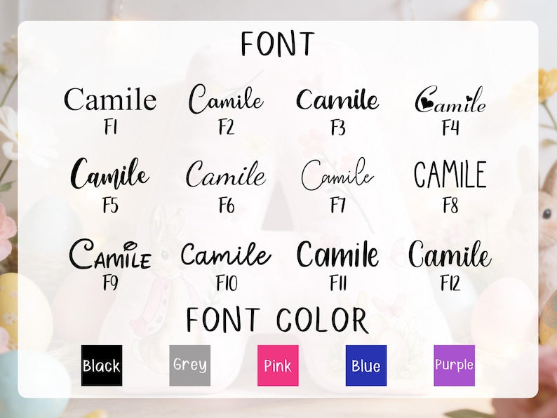 Personalized Easter Bunny Pillow,Custom Letter Shaped Decor,Spring Home Decoration,Kids Easter Gift