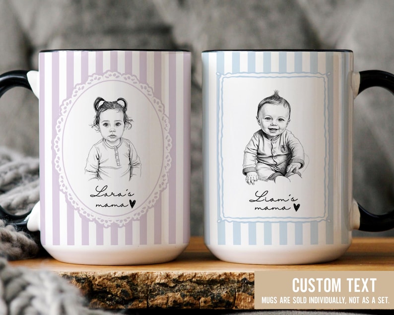 Personalized Mom Mug,Custom Mama Coffee Cup Gift For New Mom Or Mom To Be, Baby Shower Or Mothers Day Gift,mom birthday gift,New Parent Gift