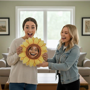 Personalized Sunflower Pillow Custom Face Cushion Sunflower Decor Throw Pillow Girlfriend Birthday Gift