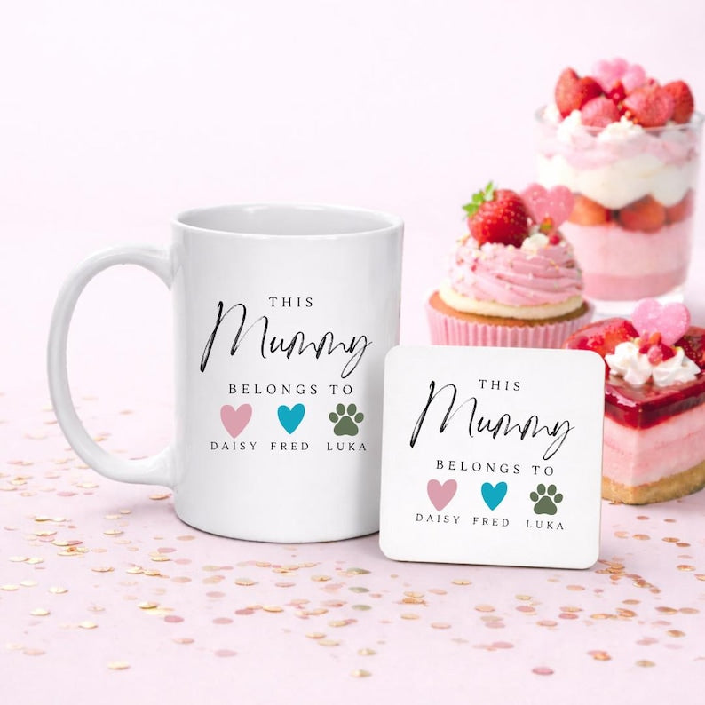 Personalised Mothers Day Gift, Custom Mug Gift For Mum, Birthday Gift, Gift For Her, Personalised Mom Gifts, Dog Mum