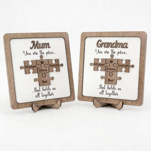 Personalised Mum's Birthday Gift / Mother s Day Keepsake Family Puzzle
