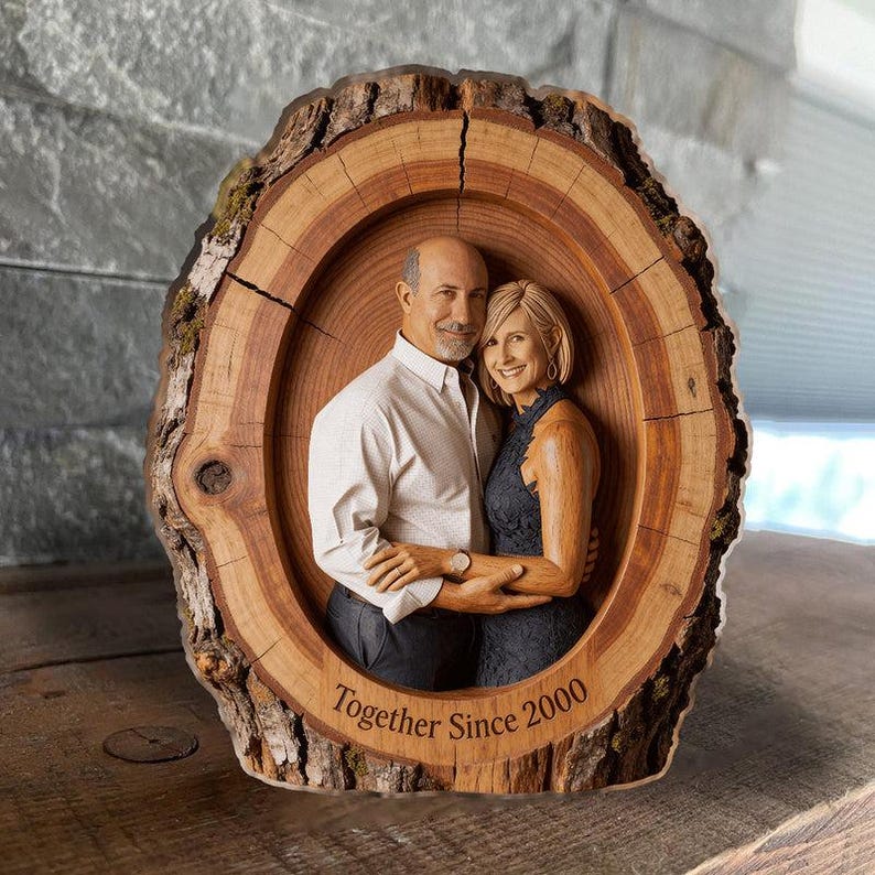 I'm Yours No Returns Or Refunds - Personalized Couple Custom Shaped Wood Plaque
