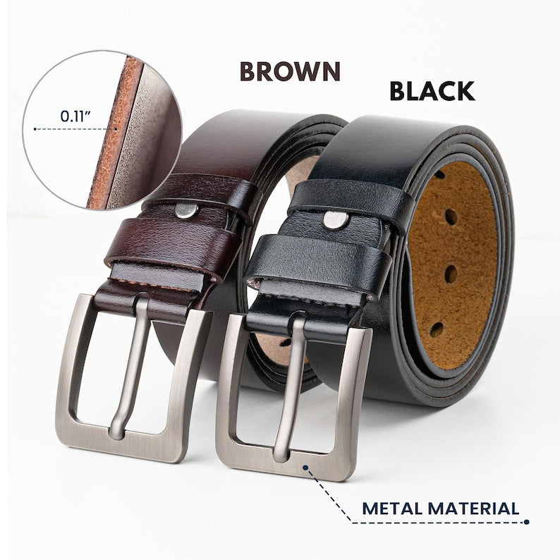 Custom Leather Belt For Him, Funny Gift For Men, Gift For Husband Boyfriend, Valentine's Day Gift, Anniversary Gift, Custom Engraved Belt