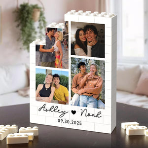 Personalized Photo Building Block Puzzle: Valentine's Day Gift