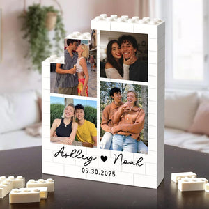 Personalized Photo Building Block Puzzle: Photo Building Blocks for Couples, Personalized Photo Block Puzzles, Anniversary Gift, Valentnes Gift for Him Her Boyfriend G-friend