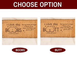 I Love You Personalized Belt For Husband, Custom Engraved Cowhide Leather Belt For Him, Funny Valentine Gift For Men, Anniversary Gift