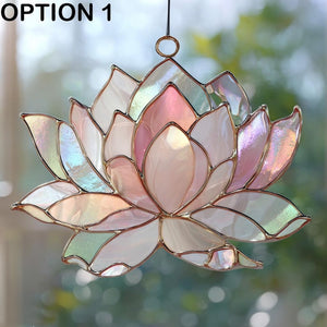 Sacred Lotus Suncatcher Acrylic for Peaceful Home