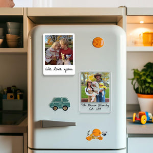 Custom Photo Magnet: Mother's Day Gift For Mom, Grandma, Family Photo Magnet, Grandma And Kids Photo Magnet, Mom And Daughter Gift