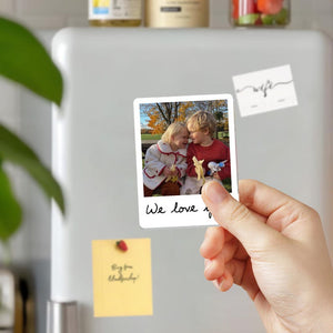 Custom Photo Magnet: Mother's Day Gift For Mom, Grandma, Family Photo Magnet, Grandma And Kids Photo Magnet, Mom And Daughter Gift