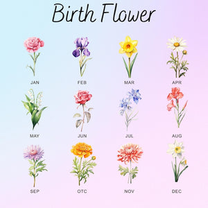Personalized Floral Bookmark for Women/ Unique Birth Flower Bookmark/ Bookmark Gift/ Bridesmaid Gift/ Valentines Day Gifts/ Friends Gift