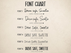 Personalized Couple Photo Car Visor Clip, Drive Safe I Love You, Anniversary Gift for Him, Gifts for Boyfriend, Husband Drive Safe Gift