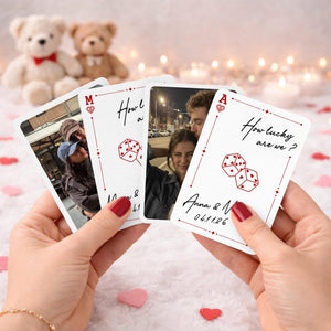 Personalized Metal Photo Wallet Card, Custom Picture Wallet Insert, Playing Card Love Note, Anniversary Gift for Him, Boyfriend Gift