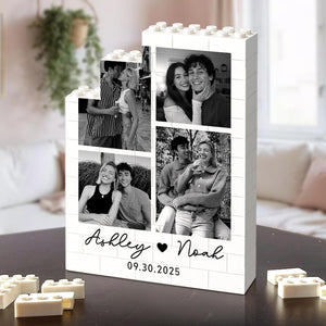 Personalized Photo Building Block Puzzle: Valentine's Day Gift