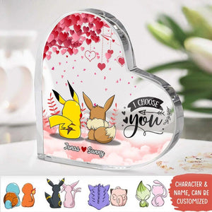 I Choose You Personalized Acrylic Plaque, Anniversary Gift, Gift for Him, Gift for Her, Custom, Valentine's Day, Pkm Couple's