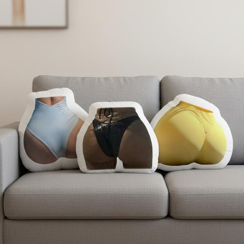 Customized hip pillow, Valentine's Day gift, a gift for him, a fun gift, a birthday gift, a personalized boyfriend gift Custom NFSW pillow