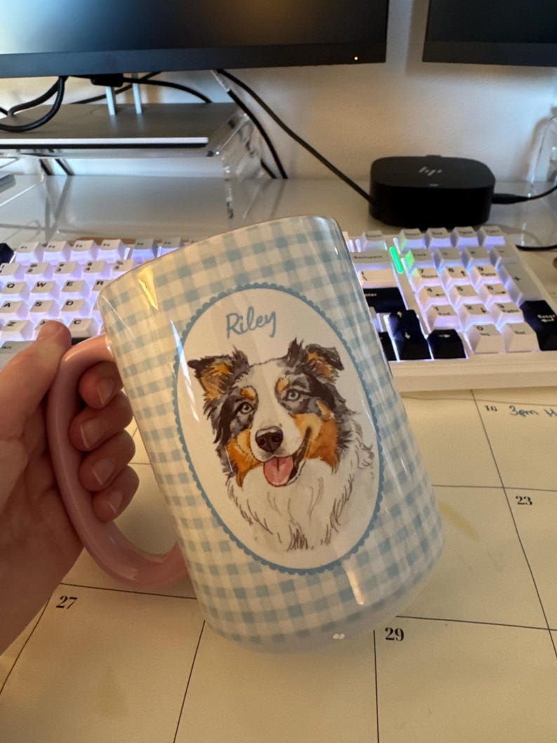 Custom Pet Mug, Personalized Dog or Cat Mug, Mug Gift for Pet Lovers, Custom Coffee Mug, Dog Mom Gifts, Cat Mom Gift