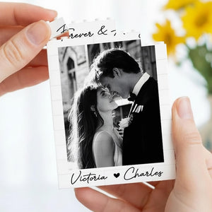 Custom Photo Building Blocks for Couples, Valentines Gift for Boyfriend, Husband, Couple Gifts, Anniversary Gift for Him, Puzzle Gift