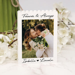 Custom Photo Building Blocks for Couples, Valentines Gift for Boyfriend, Husband, Couple Gifts, Anniversary Gift for Him, Puzzle Gift