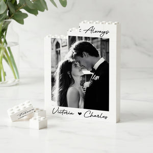Custom Photo Building Blocks for Couples, Valentines Gift for Boyfriend, Husband, Couple Gifts, Anniversary Gift for Him, Puzzle Gift