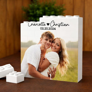 Custom Photo Building Block, Valentine's Day Gift for Him, Gamer Boyfriend Valentines Gift, Custom Photo Couple Gift, Anniversary Gift