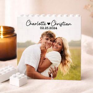 Custom Photo Building Block, Valentine's Day Gift for Him, Gamer Boyfriend Valentines Gift, Custom Photo Couple Gift, Anniversary Gift