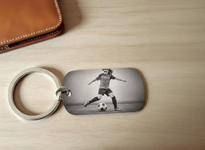 Photo Keyring Personalised Mother's Day Gift Nanny Stainless Steel - Custom Family & Couple Gift Nanna Keepsake Custom Present