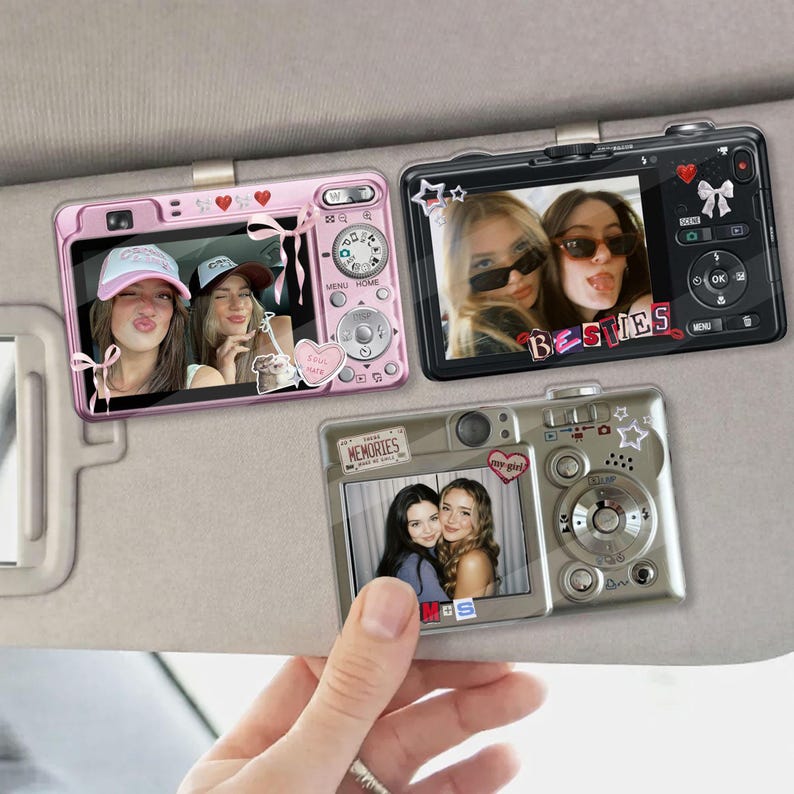 Personalized Vintage Couple Photo Car Visor Clip, Drive Safe Photo, Valentine Gift for Boyfriend Girlfriend, Husband Gifts, Besties Gifts