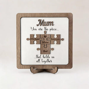 Personalised Mum's Birthday Gift / Mother s Day Keepsake Family Puzzle
