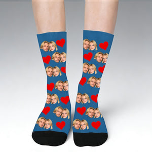 Custom Face Socks With Text,Custom Face Socks,Personalized Photo Socks,Custom Couple Socks,Face On Socks,Valentines Gifts for Best Dad Ever