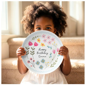 Personalized Birthday Plate: Keepsake Gift for Her