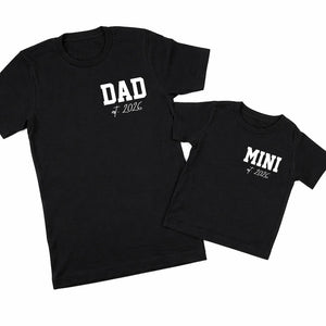 Matching Family Shirts Dad Est 2026 Mom Est 2026 Mini Bodysuit, Pregnancy Announcement Outfit, New Parents Gift Set
