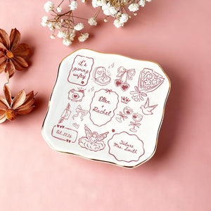 Custom Future Bride Jewelry Dish, Wedding Ring Dish, Wedding Keepsake Gifts for Bride, Wedding Gifts, Bride To Be,Future Mrs Giffts