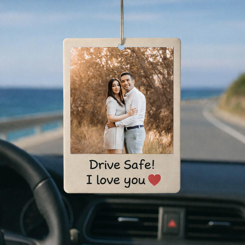 Custom Car Air Freshener Family Friends Girlfriend Boyfriend Gift for birthday mother's day father's day Goodie Bag date night gift