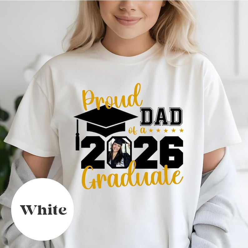 Proud Family 2026 Graduate T-Shirt, Custom Senior Grad Tee