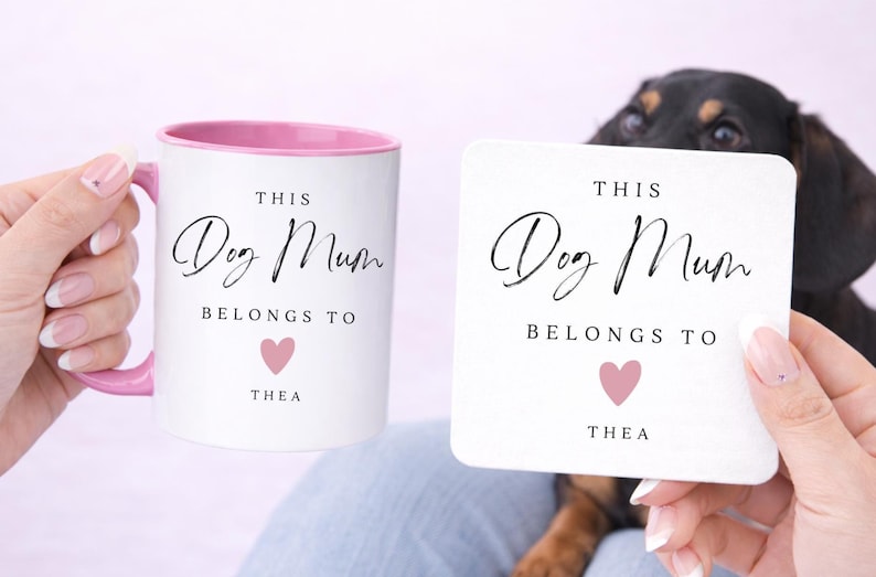 Personalised Mothers Day Gift, Custom Mug Gift For Mum, Birthday Gift, Gift For Her, Personalised Mom Gifts, Dog Mum
