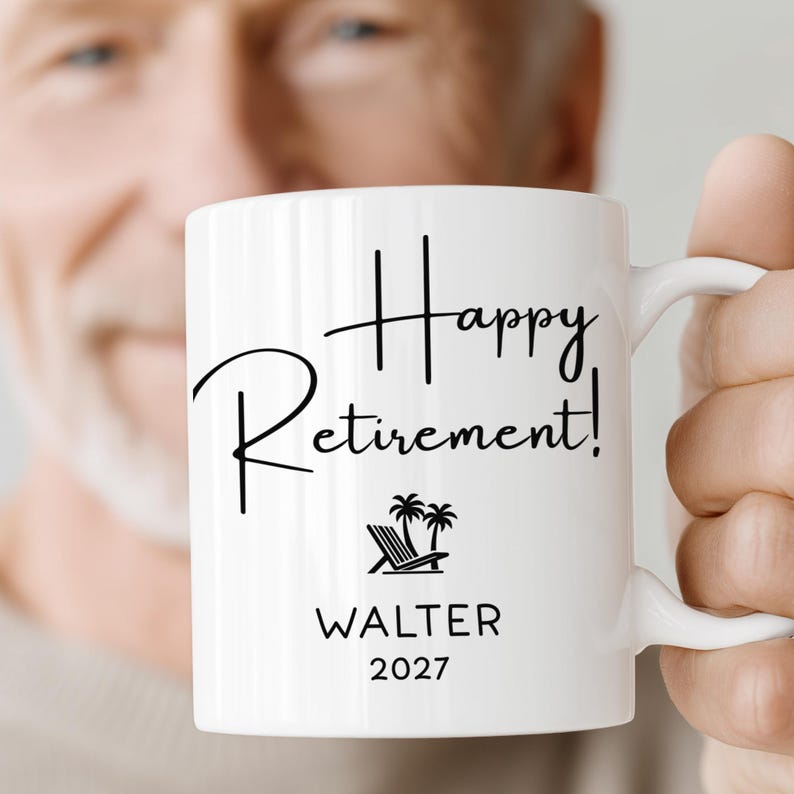 Funny Retirement Gift Personalized Coffee Mug, New Benefits Package