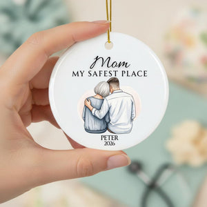 Thoughtful Gift Mom Ornament Keepsake, Gift for Mom From Son,Mothers day Gift, Boy Mom gift,Mother Son Ornament, Custom Name Senior Mom 2026