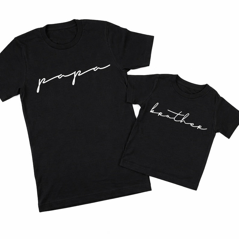 Matching Family Shirts Set, Mama Papa Sister Brother Mini, Family Vacation Outfit, Mother s Day Gift, Father s Day Family Shirts