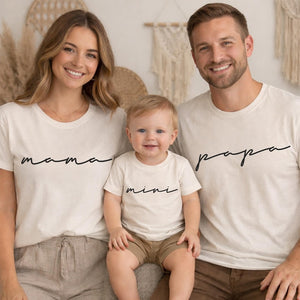 Matching Family Shirts Set, Mama Papa Sister Brother Mini, Family Vacation Outfit, Mother s Day Gift, Father s Day Family Shirts