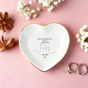 First Mothers Day Gifts, First Mothers Jewelry Dish, New Mom Gifts, Daughters First Mothers Day, New Mom Trinket Dish