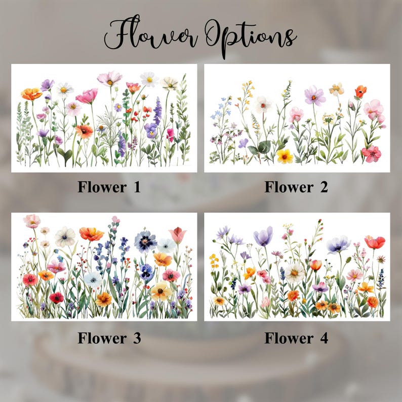 Personalized Grandma Wildflower Mug, Custom Grandma Coffee Mug, Mother s Day Gift, Gifts from Kids, Grandma Mug, Mothers Day Gift For Mom