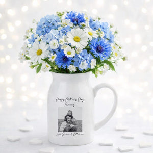 Personalised Vase, Mothers Day Gifts, Gift For Her, Gift For Mum, Photo Gifts, Ceramic Vase, Personalised Gifts, Custom Gifts, Mum Gifts
