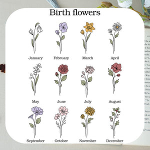 Birthday Gifts Bookmark, Personalized Birth Flower Bookmark for Her, Chapter 30, 30th Birthday Gift, Birth Year Bookmark
