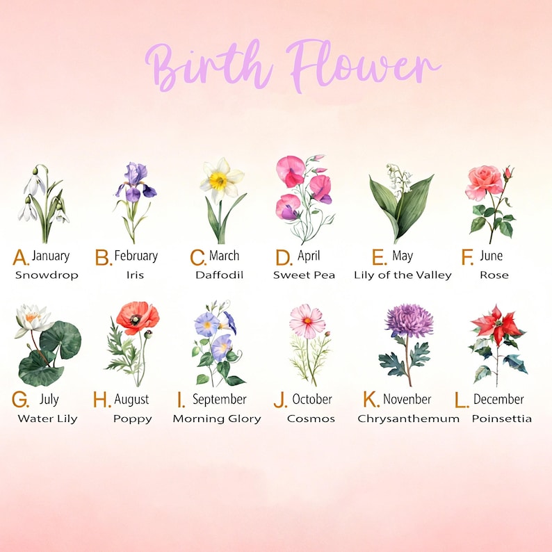 Personalized Acrylic Led Night Light For Mom, Mom's Garden Birth Flower Names Lamp, Custom Names Gift For Mother, Family Keepsake