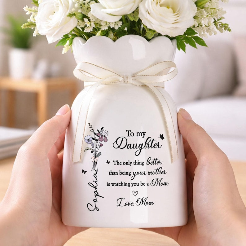 The Only Thing Better Than Being Your Mother Vase, Daughter Flower Vase, New Mom Gift, Mothers Day Gift for Daughter, Daughter Gift from Mom